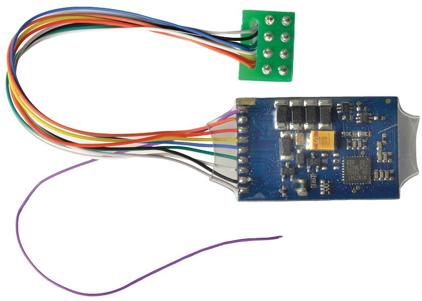 Bachmann 36-566A NEM 652 standard 8-pin decoder (with brake button function) Image