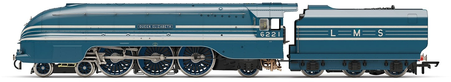 Hornby R3623 LMS 8P Coronation 6221 Queen Elizabeth Image