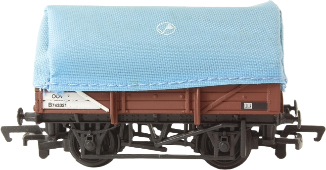 Bachmann 33-075A Great Western Railway 5 Plank 13T China Clay Wagon British Railways Bauxite B743321 Image