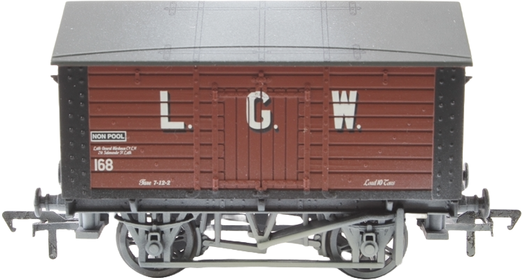 Bachmann 33-177T British Railways 10T Salt Van Leith General Warehousing Red 168 Image