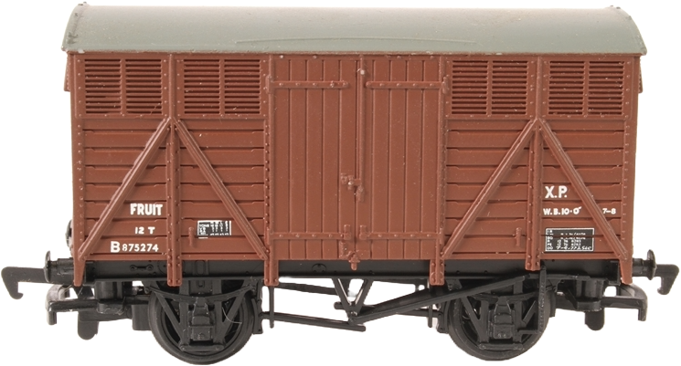 Bachmann 33-200 Great Western Railway 12T Goods Fruit A Van British Railways Bauxite B875274 Image