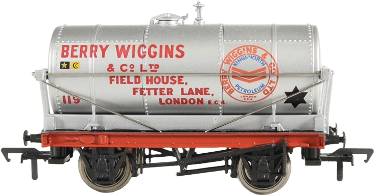 Bachmann 33-502B British Railways 14T Tank Berry Wiggins & Company Limited Silver 116 Image