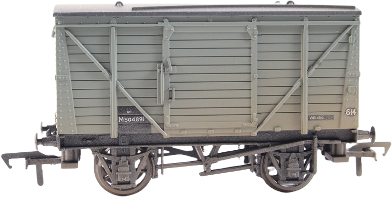 Bachmann 33-628 London, Midland & Scottish Railway Ventilated Van British Railways Grey M504891 Image
