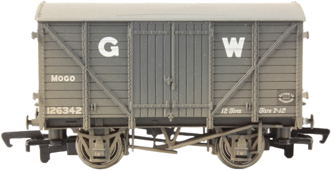 Bachmann 33-704 Great Western Railway 12T 'Mogo' Van Great Western Railway Dark Grey 126342 Image