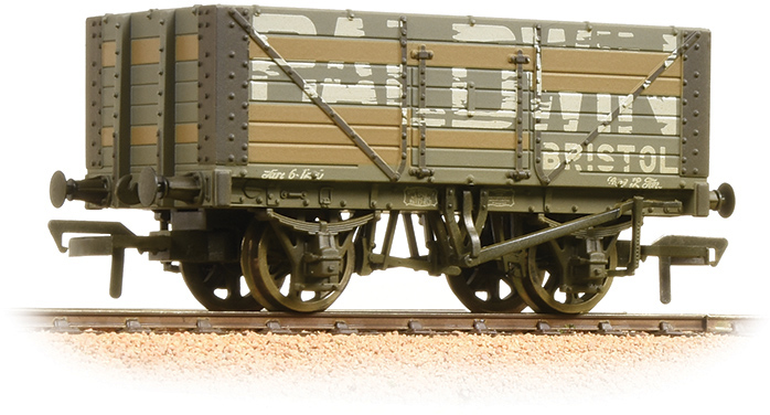 Bachmann 37-114 British Railways 7 Plank Wagon Lowell Baldwin Limited Grey Image