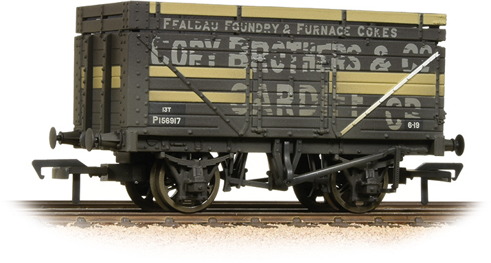 Bachmann 37-185A British Railways 7 Plank Wagon Cory Brothers & Company Limited Black P156917 Image