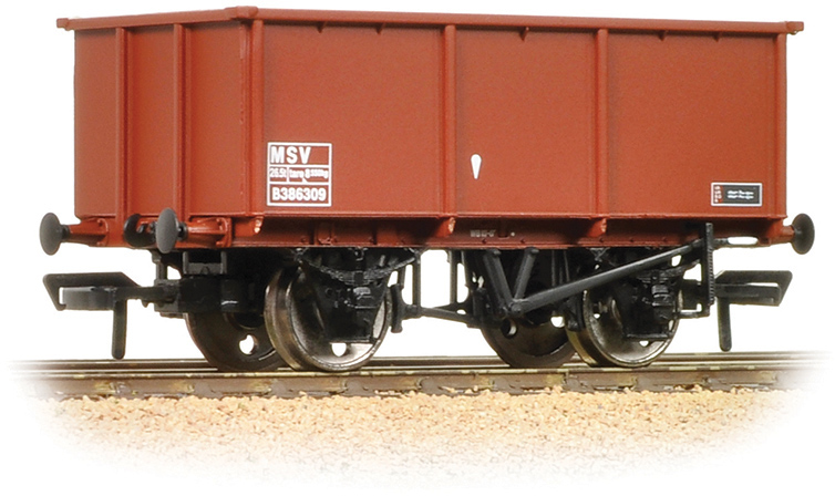 Bachmann 37-279 British Railways 27T Steel 'Tippler' Wagon British Rail Bauxite B386309 Image