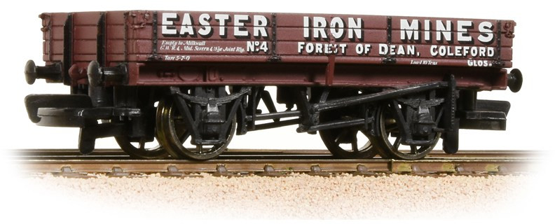 Bachmann 37-934 British Railways 3 Plank Wagon Easter Iron Mines Brown 4 Image