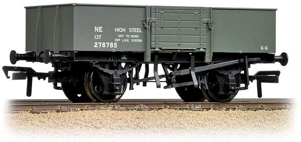 Bachmann 38-329 London & North Eastern Railway 13T Steel High Sided Open London & North Eastern Railway Grey 278785 Image