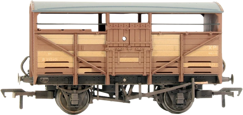 Bachmann 37-715 Great Western Railway 8T/12T Cattle Wagon British Railways Bauxite B893401 Image