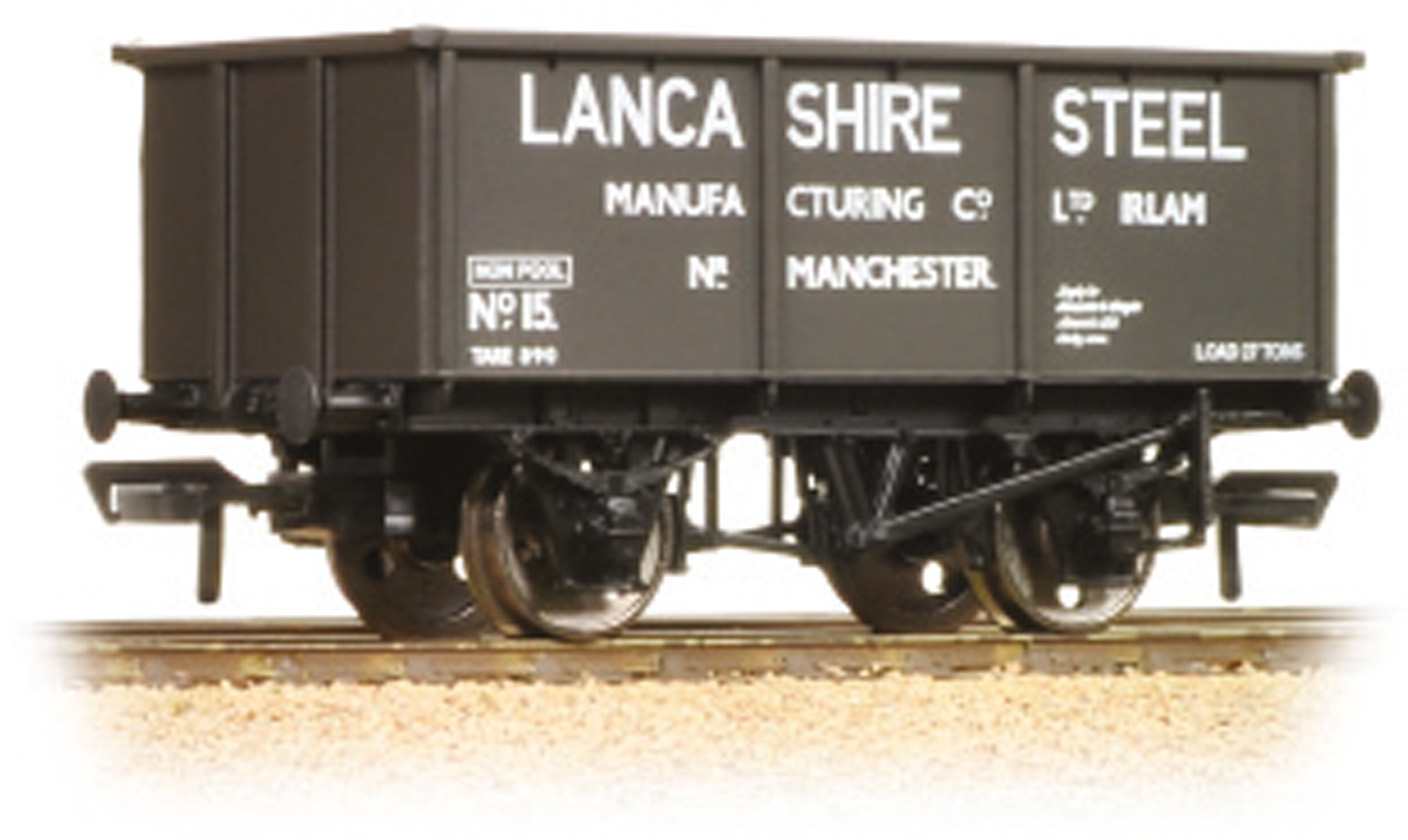 Bachmann 37-280 British Railways 27T Steel 'Tippler' Wagon Lancashire Steel Manufacturing Company Limited Dark Grey 15 Image
