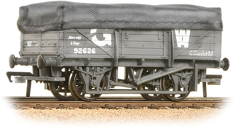 Bachmann 33-088 Great Western Railway 5 Plank 13T China Clay Wagon Great Western Railway Grey 92626 Image