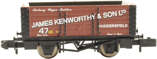 Graham Farish 373-2003 British Railways 7 Plank Wagon James Kenworthy & Company Limited Bauxite 47 Image