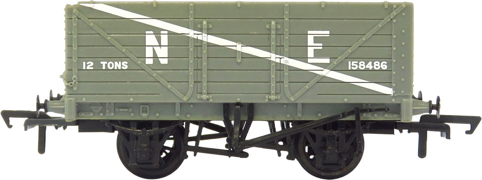 Bachmann 37-075 British Railways 7 Plank Wagon London & North Eastern Railway Grey 158486 Image