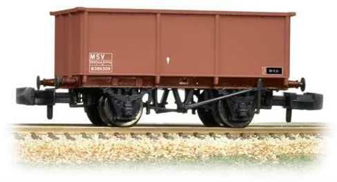 Graham Farish 377-278 British Railways 27T Steel 'Tippler' Wagon British Rail Bauxite B386309 Image