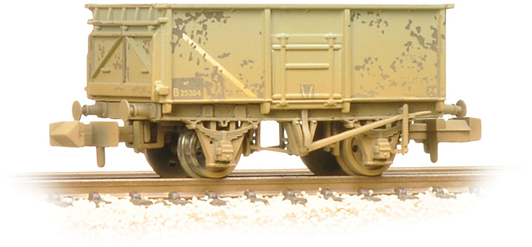 Graham Farish 377-254A British Rail MCO/MCV/MXV 16T Steel Mineral British Railways Grey B25304 Image