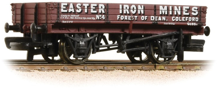 Graham Farish 377-506 British Railways 3 Plank Wagon Easter Iron Mines Brown 4 Image