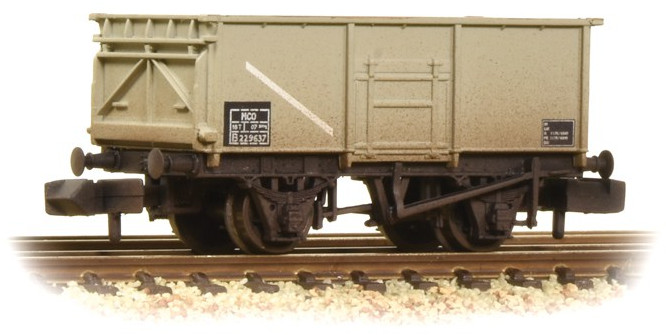 Graham Farish 377-255 British Rail MCO/MCV/MXV 16T Steel Mineral British Rail Grey B229637 Image