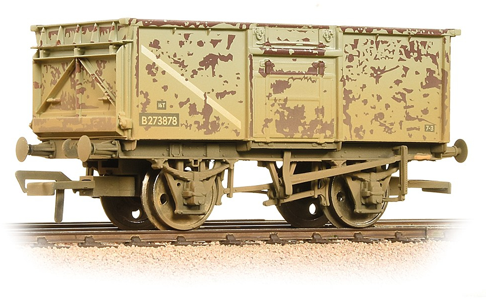 Bachmann 37-225J British Rail MCO/MCV/MXV 16T Steel Mineral British Railways Grey B273878 Image