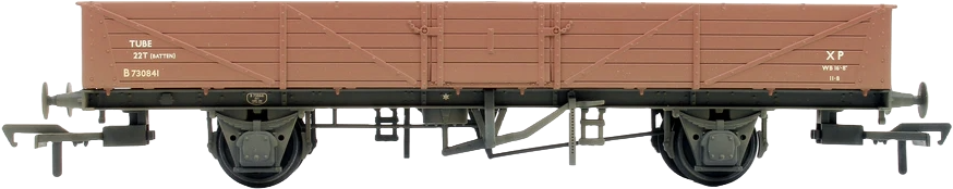 Bachmann 38-752A British Railways 22T Long Tube Wagon British Railways Bauxite B730841 Image