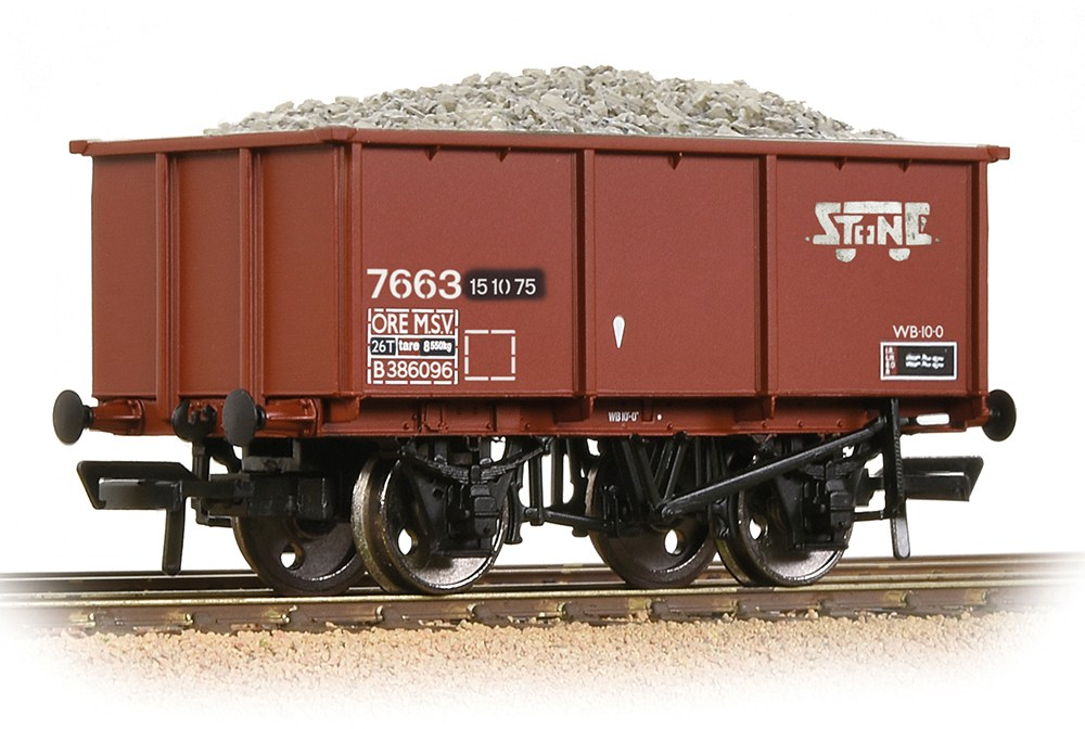 Bachmann 37-279A British Railways 27T Steel 'Tippler' Wagon British Rail Bauxite B386096 Image