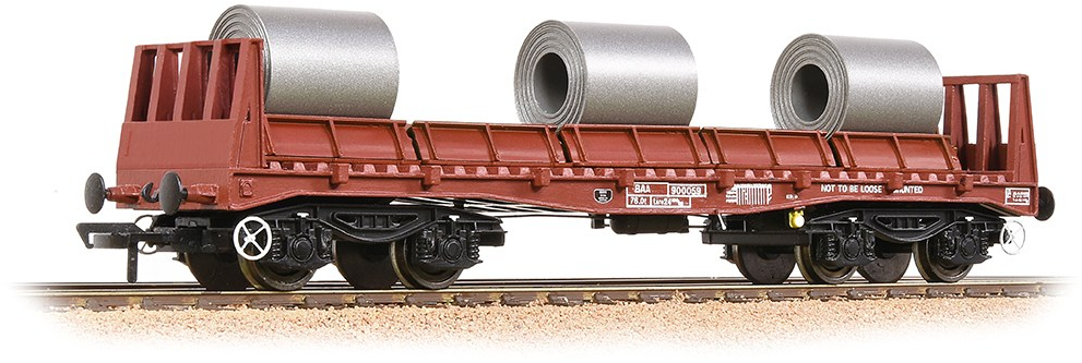 Bachmann 38-354 British Rail BAA/BAB 40ft Bogie Steel British Rail Bauxite 900059 Image