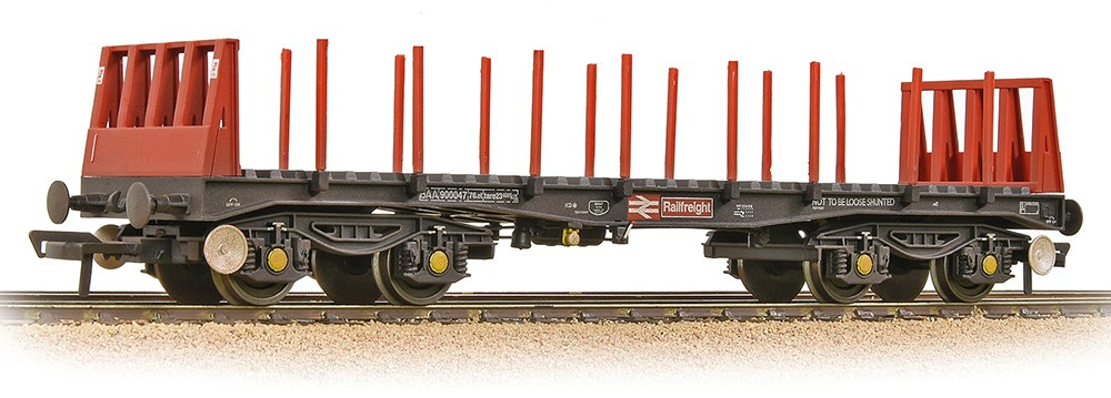 Bachmann 38-351B British Rail BAA/BAB 40ft Bogie Steel British Rail Railfreight Metals Sector 900172 Image