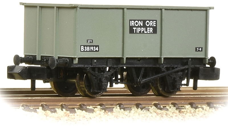 Graham Farish 377-275C British Railways 27T Steel 'Tippler' Wagon British Railways Grey B381934 Image