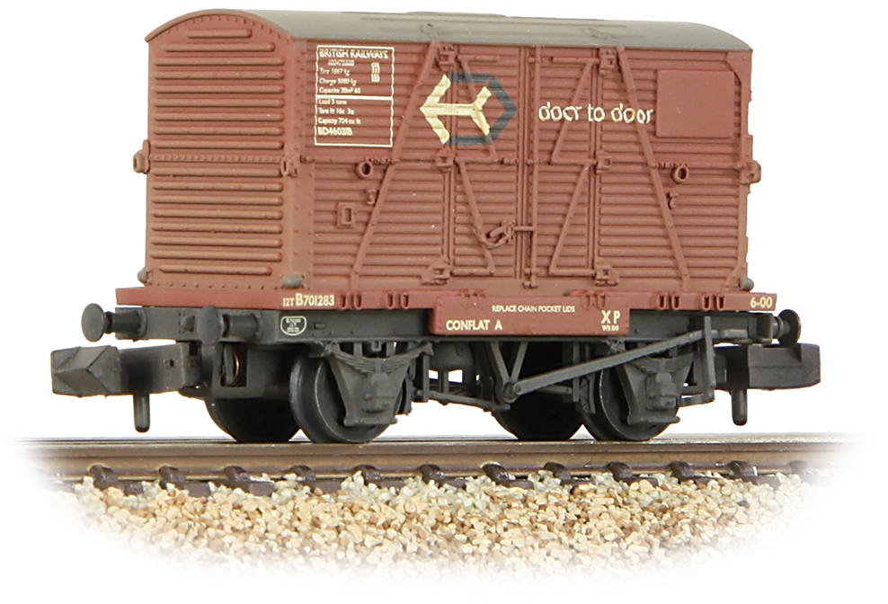 Graham Farish 377-331 British Rail FAV Conflat A British Railways Bauxite B701283 Image