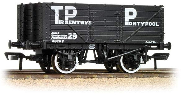 Bachmann 37-086 British Railways 7 Plank Wagon Tirpentwys Black Vein Steam Coal Company Limited Black 29 Image