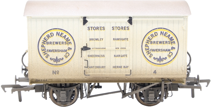 Bachmann 38-375U London & North Eastern Railway 12T Ventilated Van Shepherds Neame & Company Cream 4 Image