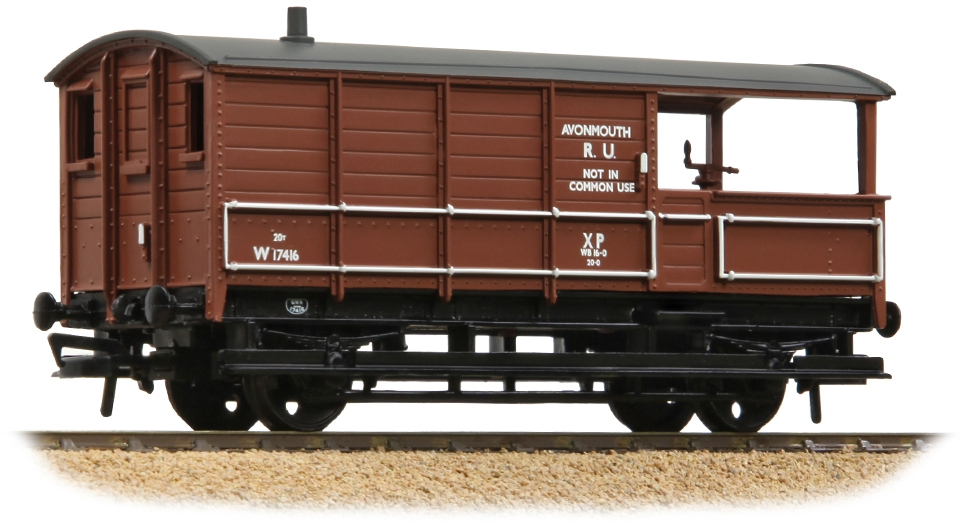 Bachmann 33-307B Great Western Railway 20t 'Toad' Brake Van British Railways Bauxite W17416 Image