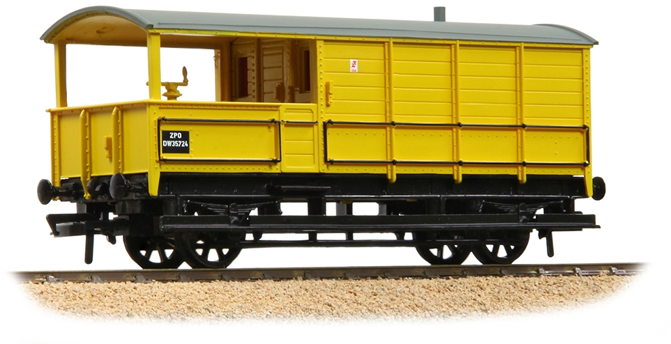 Bachmann 33-311A Great Western Railway 20t 'Toad' Brake Van British Rail Departmental Yellow DW35724 Image