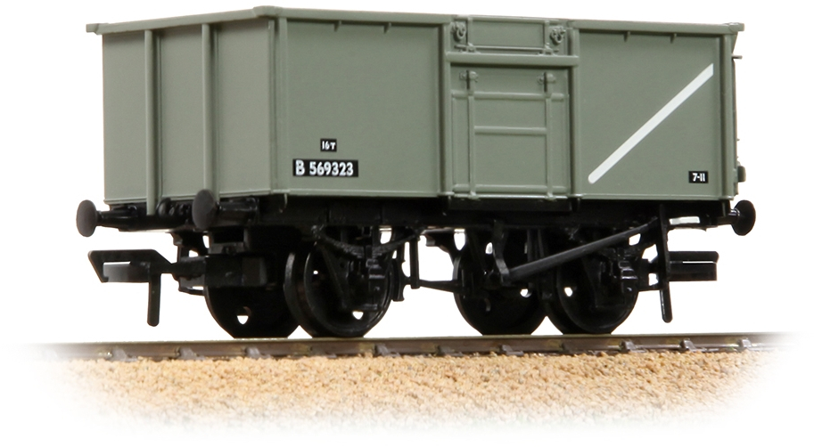 Bachmann 37-265 British Rail MCO/MCV/MXV 16T Steel Mineral British Railways Grey B569323 Image