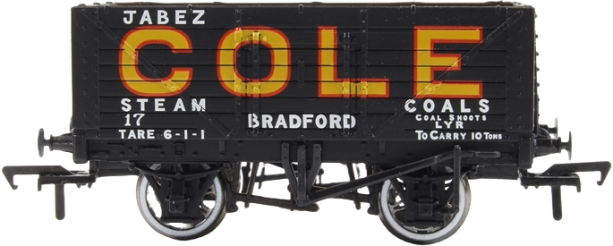 Bachmann 37-101Z British Railways 7 Plank Wagon Jebez Cole Black 17 Image