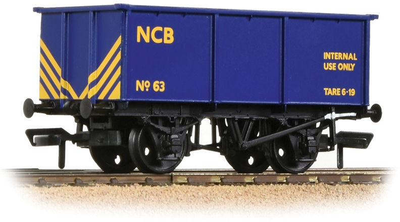 Bachmann 37-281 British Railways 27T Steel 'Tippler' Wagon National Coal Board Blue 63 Image