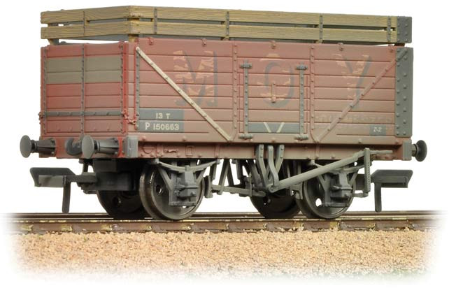 Bachmann 37-188 British Railways 7 Plank Wagon British Railways Brown P150663 Image