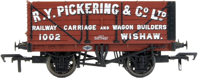 Bachmann 37-2010K British Railways 7 Plank Wagon R.Y. Pickering & Company Limited Brown 1002 Image
