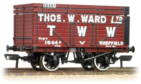 Bachmann 37-207 British Railways 8 Plank Wagon Thomas W. Ward Limited Bauxite 1644 Image