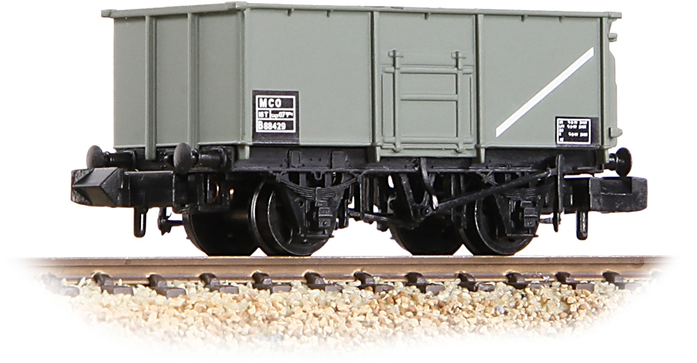 Graham Farish 377-255B British Rail MCO/MCV/MXV 16T Steel Mineral British Rail Grey B89616 Image