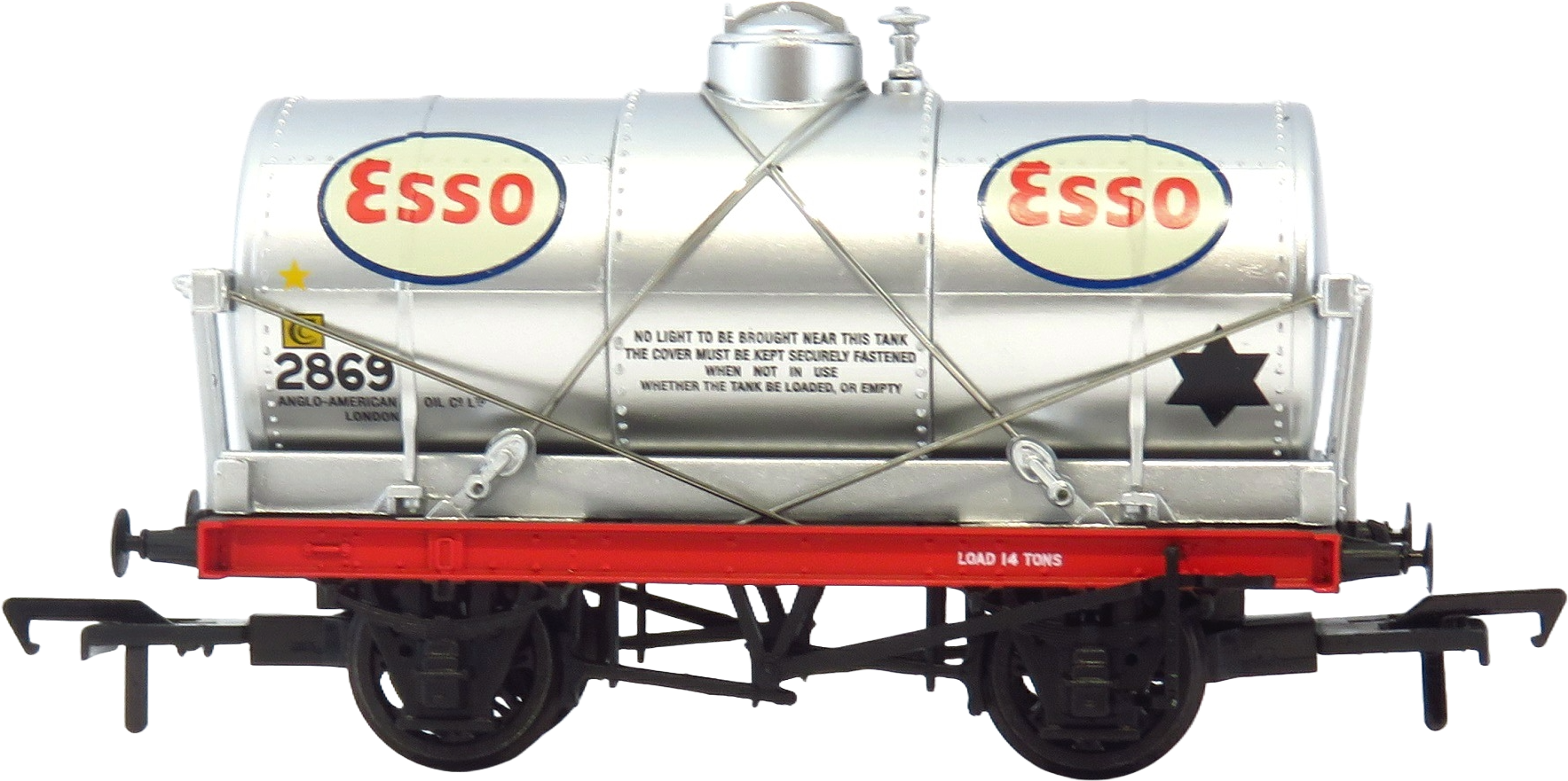 Bachmann 37-684B British Railways 14T Tank Esso Silver 2869 Image