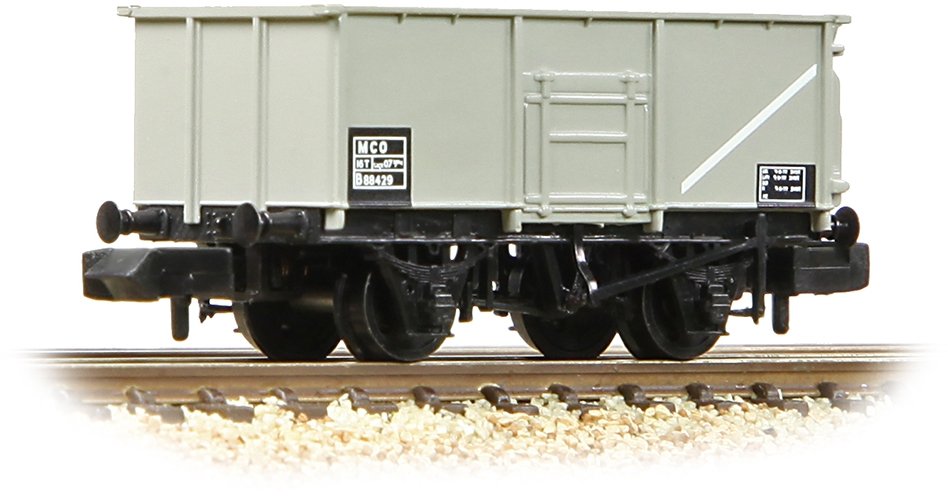 Graham Farish 377-255A British Rail MCO/MCV/MXV 16T Steel Mineral British Rail Grey B88429 Image