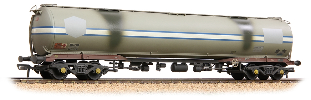 Bachmann 38-109B British Rail TEA 100T+ Bogie Tank Jet-Conoco Light Grey PR82678 Image