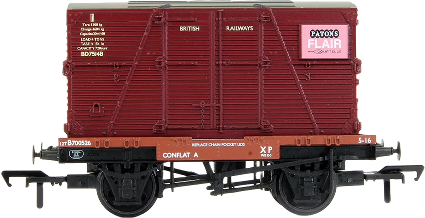 Bachmann 37-2023K British Rail FAV Conflat A British Rail Bauxite B700526 Image