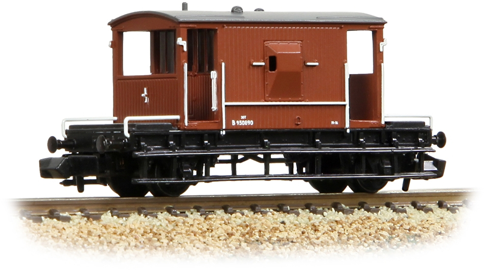 Graham Farish 377-525F Brake Van British Railways Bauxite B950890 Image