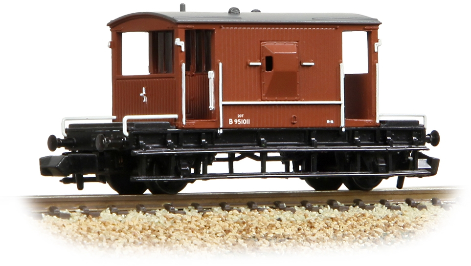 Graham Farish 377-525G Brake Van British Railways Bauxite B951011 Image