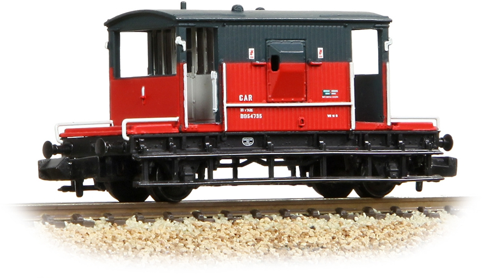 Graham Farish 377-531 Brake Van British Rail Rail Express Systems B954735 Image