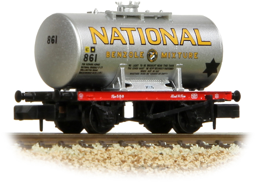 Graham Farish 378-002A British Railways Anchor-Mounted Tank National Benzole Company Limited 861 Image