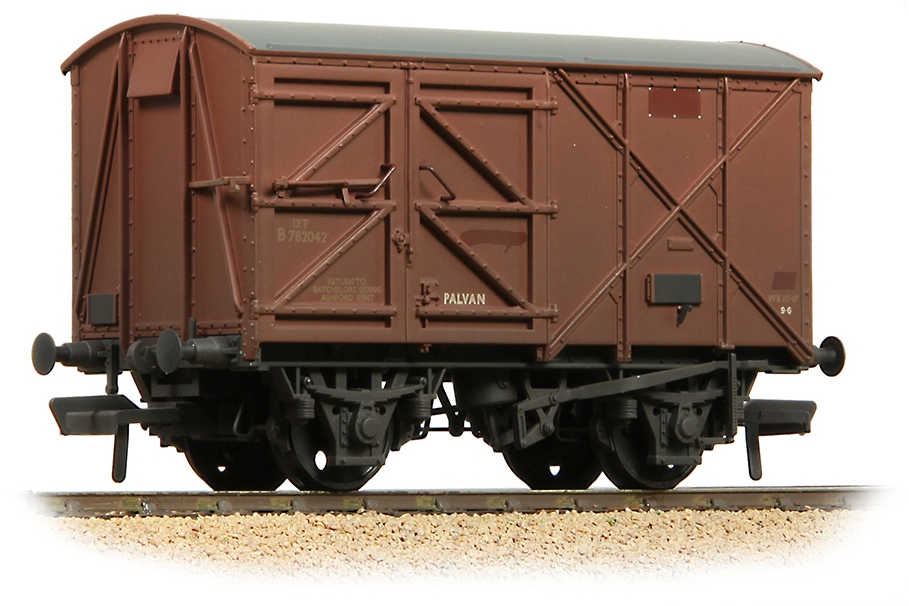 Bachmann 38-952A British Railways 12t 'Palvan' Pallet Van British Railways Bauxite B782042 Image