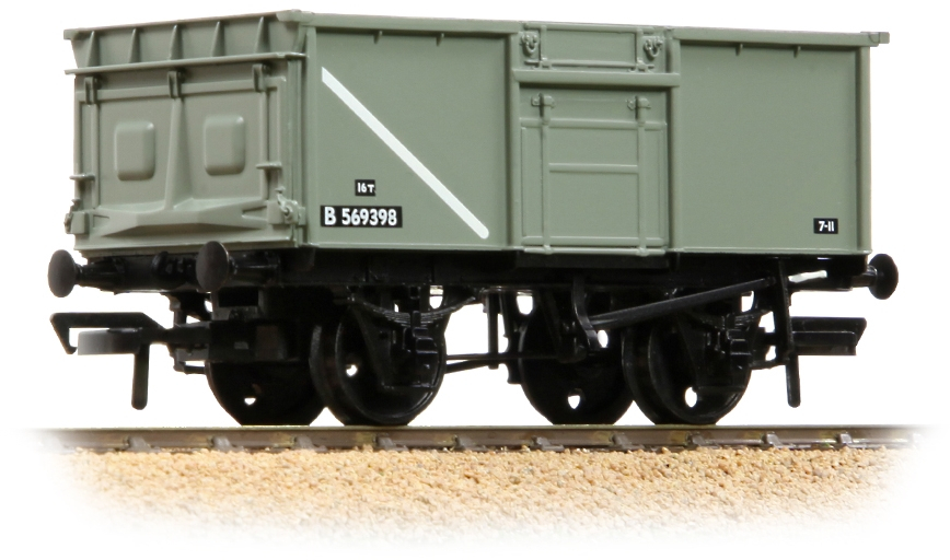 Bachmann 37-265 British Rail MCO/MCV/MXV 16T Steel Mineral British Railways Grey B569398 Image